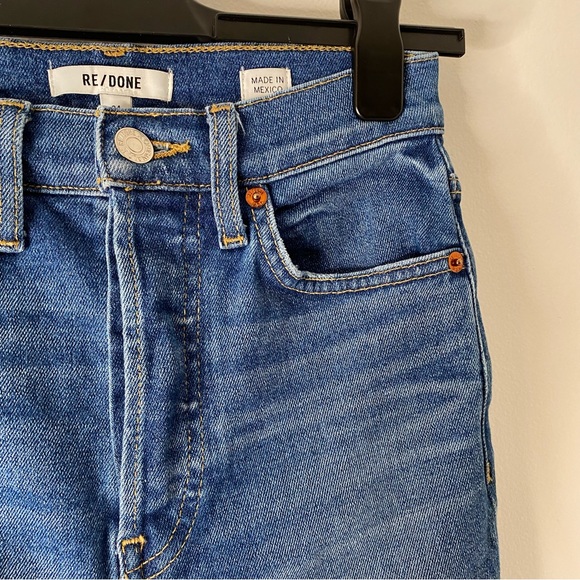 RE/DONE 90s Ultra High Rise Ankle Crop Jeans - Picture 5 of 15
